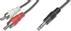 ASSMANN Electronic CON. CABLE STEREO 2X RCA 2.5M 2X RCA 2.50M CCS 2X0.10/10 CABL