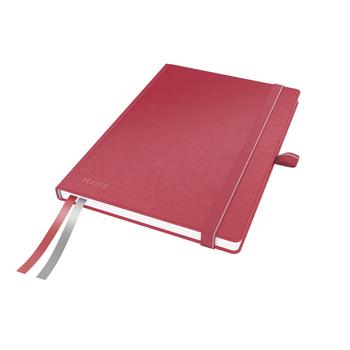 LEITZ COMPLEET NOTEBOOK LEITZ HARDBACK A5 CHECKED RED (44770025)