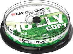 EMTEC disc DVD- R [ 4.7GB | 16x] Cake Box 10