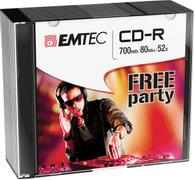 EMTEC disc CD-R |700MB| 52X | 80 MIN| slim 10-pak|