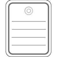 Herma Stückwarenanhänger 40x50 mm mit Kunststofföse 1000 St.