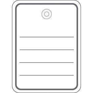 Herma Stückwarenanhänger 48x65 mm mit Kunststofföse 1000 St. (6840)