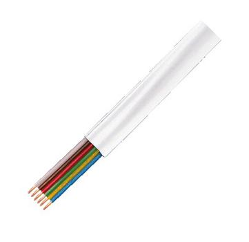 LOGILINK Modular Flat Cable 6-wire, colour white,  (CM06W)