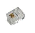 LOGILINK Modular Plug for flat cables, RJ11 6P4C