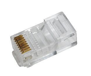 LOGILINK Modular Plug for flat cables, RJ45 8P8C (MP0020)