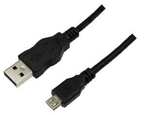 LOGILINK USB Cable USB 2.0, AM to Micro BM black 0 (CU0057)