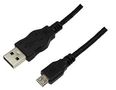 LOGILINK USB Cable USB 2.0, AM to Micro BM black 0