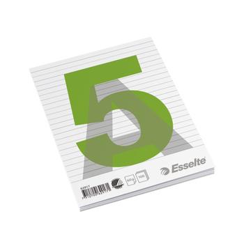 ESSELTE glued pad A5 60g/100 sheets ruled (62917*10)