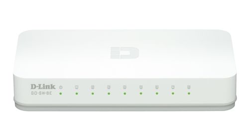 D-LINK 5-Port Easy Desktop Switch, switch 8x10/100 ,valk. (GO-SW-8E/E)