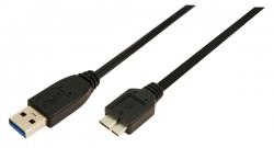 LOGILINK USB Cable 3.0 AM to Micro BM black 2,00 m (CU0027)