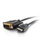C2G G 3m HDMI to DVI Adapter Cable - DVI-D Digital Video Cable - Adapter cable - single link - DVI-D male to HDMI male - 3 m - double shielded - black (82032)