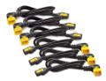 Pwr Cord Kit 6ea C13 t C14 90 Deg 1.8m