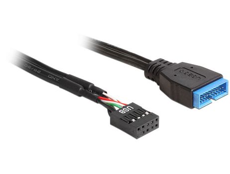 DELOCK USB Kabel USB3.0 Pinheader -> USB2.0 (83281)