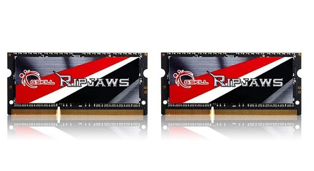 G.SKILL Ripjaws F3-1600C9D-16GRSL - DDR3L - sett - 16 GB: 2 x 8 GB - SO DIMM 204-pin - 1600 MHz / PC3-12800 - ikke-bufret (F3-1600C9D-16GRSL)
