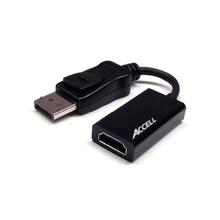 ACCELL Accell Adapter DisplayPort till HDMI 1.4 med ljud, 20-pin ha - 19-pin ho, 0,1m, svart (B086B-003B)