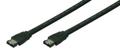 LOGILINK e-SATA Cable, 2x male, black, 1,00m