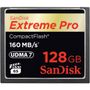 SANDISK COMPACT FLASH CARD 128GB EXTREME PRO 160MB/S VERSION      IN EXT