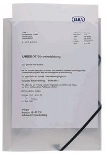 ELBA Polyvision samlemappe i A4 i farven klar (100201153*12)