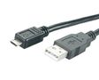 MediaRange USB-Kabel f. Smartphones (USB/ MicroUSB)1, 2m, black