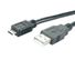 MediaRange USB-Kabel f. Smartphones (USB/ MicroUSB)1.2m, black