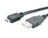 MediaRange USB-Kabel f. Smartphones (USB/ MicroUSB)1.2m, black