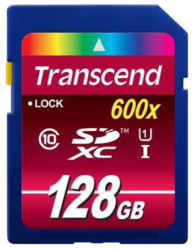 TRANSCEND SDXC             128GB Class10 UHS-I 600x Ultimate (TS128GSDXC10U1)