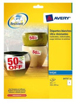 AVERY Self-Adhesive Label Rectangle (J4775-10)