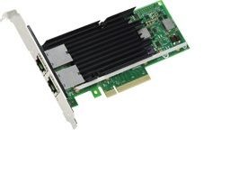 DELL Intel X540 DP - Network adapter - PCI low profile - 10Gb Ethernet x 2 - for PowerEdge C6220, R320, R420, R520, R620, R720, R820, VRTX, PowerVault NX3200, NX3300 (540-11131)