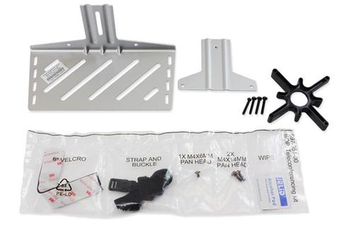 ERGOTRON n StyleView Camera Shelf - Mounting component (bracket, shelf, mounting hardware, touch fastener strip, strap) for video conference camera - silver - under-the-monitor (97-776-194)