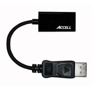 ACCELL Adapter DisplayPort > HDMI Passiv Videokilde: DisplayPort 1.1 (B086B-004B-2)