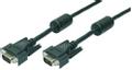 LOGILINK VGA Cable 2xST black 2x Ferrit Core 20M