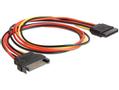 DELOCK S-ATA Verlängerungs-Powerkabel [0,5m]