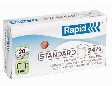 RAPID Hæfteklammer Rapid Strong 24/8 Kobber Æsk/2000 (24859200*20)