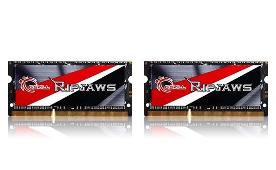 G.SKILL Ripjaws F3-1600C11D-8GRSL - DDR3L - sett - 8 GB: 2 x 4 GB - SO DIMM 204-pin - 1600 MHz / PC3-12800 - ikke-bufret (F3-1600C11D-8GRSL)