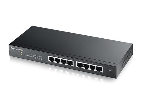 ZYXEL GS1900-8, 8 port L2 Smart switch, Desktop, fanless (GS1900-8-EU0101F)