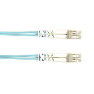 BLACK BOX FIBER PATCH CABLE 1M 10 GIG LC TO LC AQU Factory Sealed (FO10G-001M-LCLC)