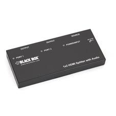 BLACK BOX 1 X 2 HDMI SPLITTER W/ AUDIO (AVSP-HDMI1X2)