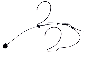 AUDAC Hodebøylemikrofon CMX720BJ Sort Kondensator Omni (CMX720SJ)