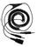 JABRA NEDRE LJUDKORTSLADD SPIRAL 2 M QD/2X3 MM