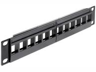 Delock Keystone Patchpanel 10" 1U 12Port (43259)