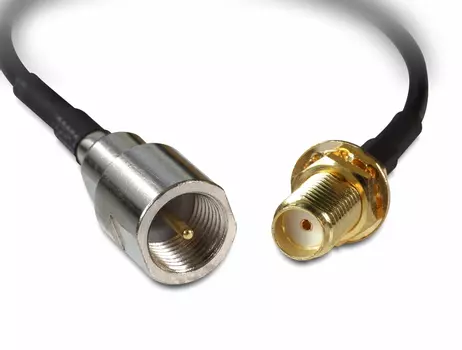 DELOCK HF Kabel SMA Buchse zum Einbau > FME Stecker 200 mm (88587)