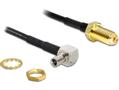 DELOCK SMA Buchse zum Einbau > TS-9 90°