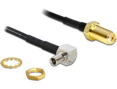 DELOCK SMA Buchse zum Einbau > TS-9 90°