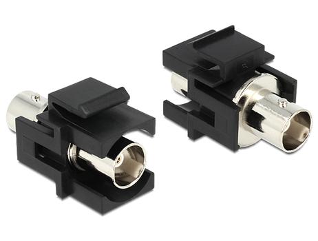 DELOCK Keystone Modul BNC Bu/Bu bk (86351)