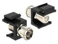 DELOCK Keystone Modul IEC - F Bu/Bu bk