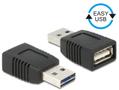 DELOCK Adapter Easy USB 2.0 St. > Bu. [bk]