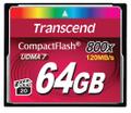 TRANSCEND 64GB CF CARD (800X, TYPE I )