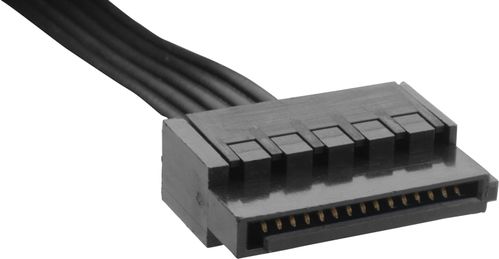 CORSAIR Type 3 Flat black SATA cable | with 4 connectors short 1.700mm (CP-8920116)