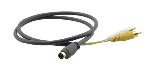 KRAMER Adapterkabel -  0,2 m # MiniDIN4 Han til 2xRCA Han (C-SF/2RVM-0.5)