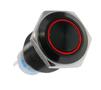 LAMPTRON Vandalismustaster 19mm - Blackline - red